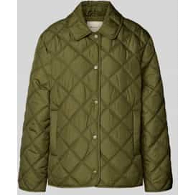 Regular fit gewatteerd jack met platte kraag, model 'Quilted'