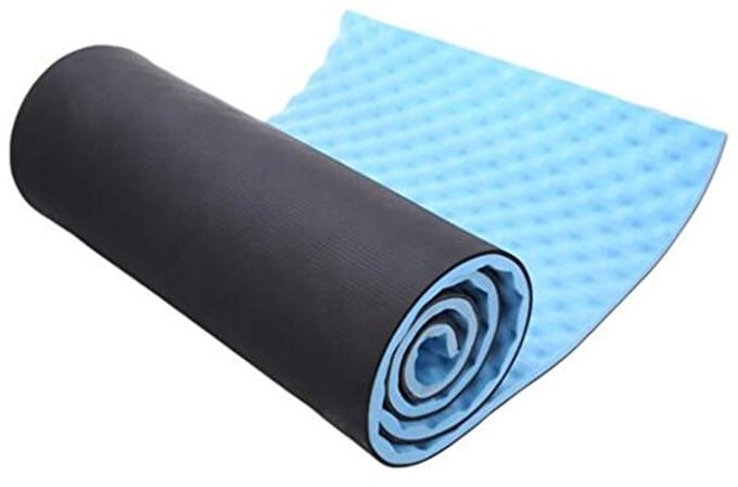 Yogamat voor Sport en Training, Opvouwbaar en Antislip, 180 x 50 cm