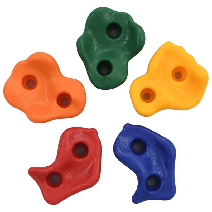 vidaXL - Klimstenen - 40 - st - met - touw - meerkleurig