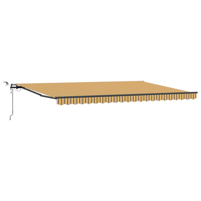 vidaXL - Uitschuifbare - luifel - Meerkleurig - 500 - × - 300 - cm - Polyester