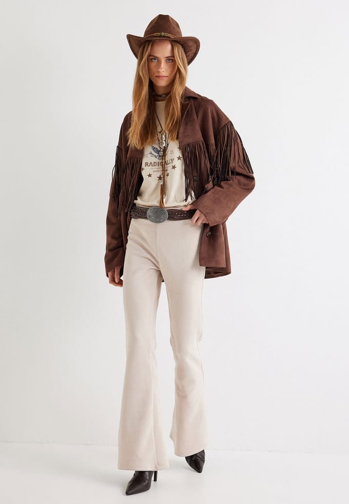 Normale taille Flare Broek