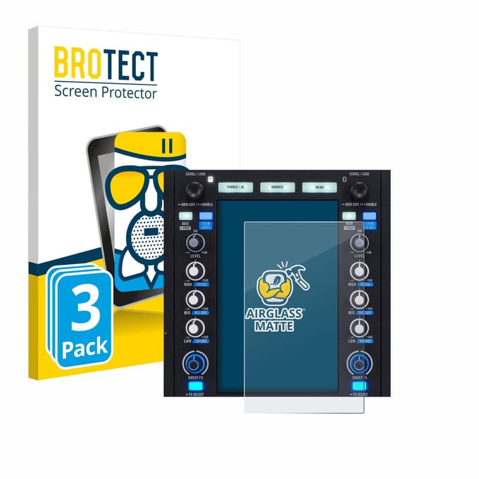 BROTECT - Screenprotector voor Rane System One - Folie Beschermfolie Beschermglas matte 3 Stuks