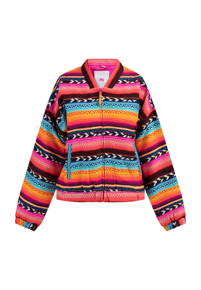 Mymo bomberjack Dames Veelkleurig neonroze
