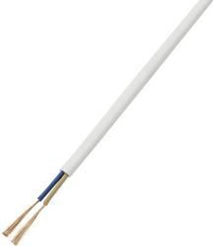 TRU COMPONENTS 1566996 Aansluitkabel 2 x 0.75 mm² Wit 10 m