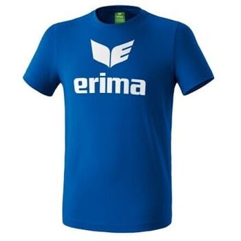 Erima Promo T-Shirt Heren - Royal / Wit | Maat: L