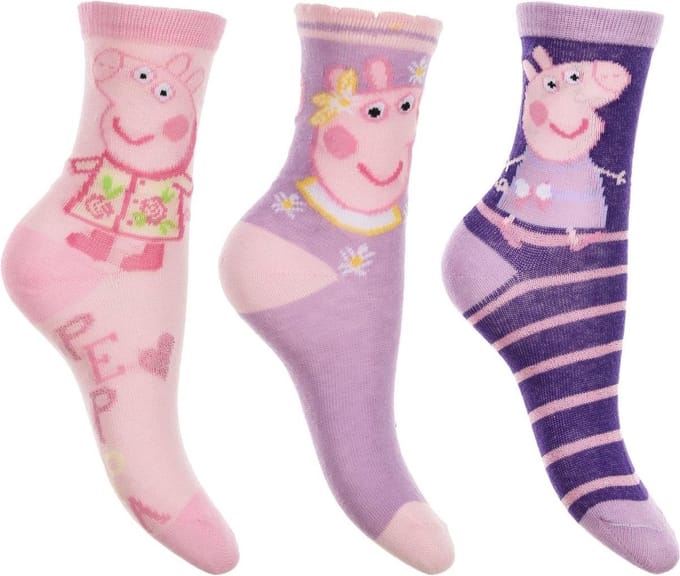 Peppa Pig - 3 paar sokken Peppa Big - 3-pack - maat 31/34