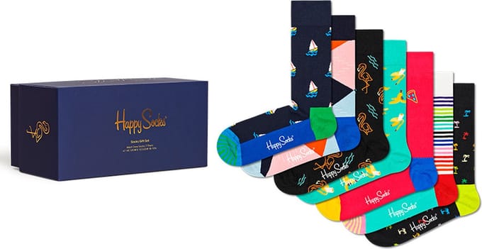 Happy Socks unisex 7 days giftbox 7P multi II