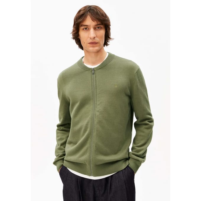 Zip-up sweatshirt Armedangels Agaamon