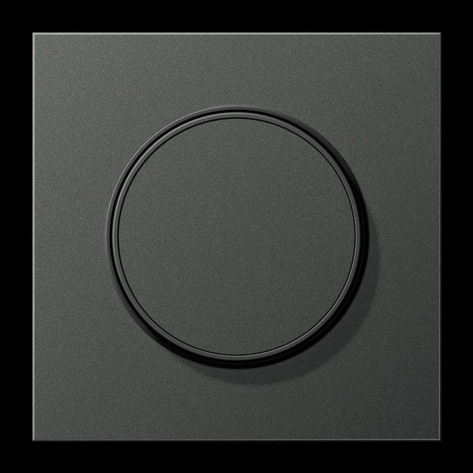 JUNG afdekking voor draaidimmer - LS range antraciet (AL1740AN)