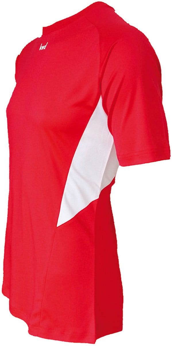 KWD Sportshirt Bueno km, mt M, rood/wit