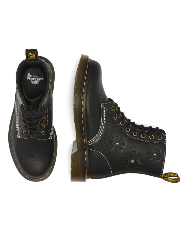 Dr. Martens Laars - 1460 Pascal Flower - EU36 tot EU38 - voor Vrouwen - zwart