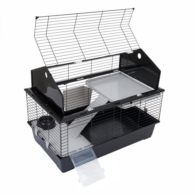 TIAKI knaagdierenhok Maisonette 100 - L 96 x B 57 x H 73 cm