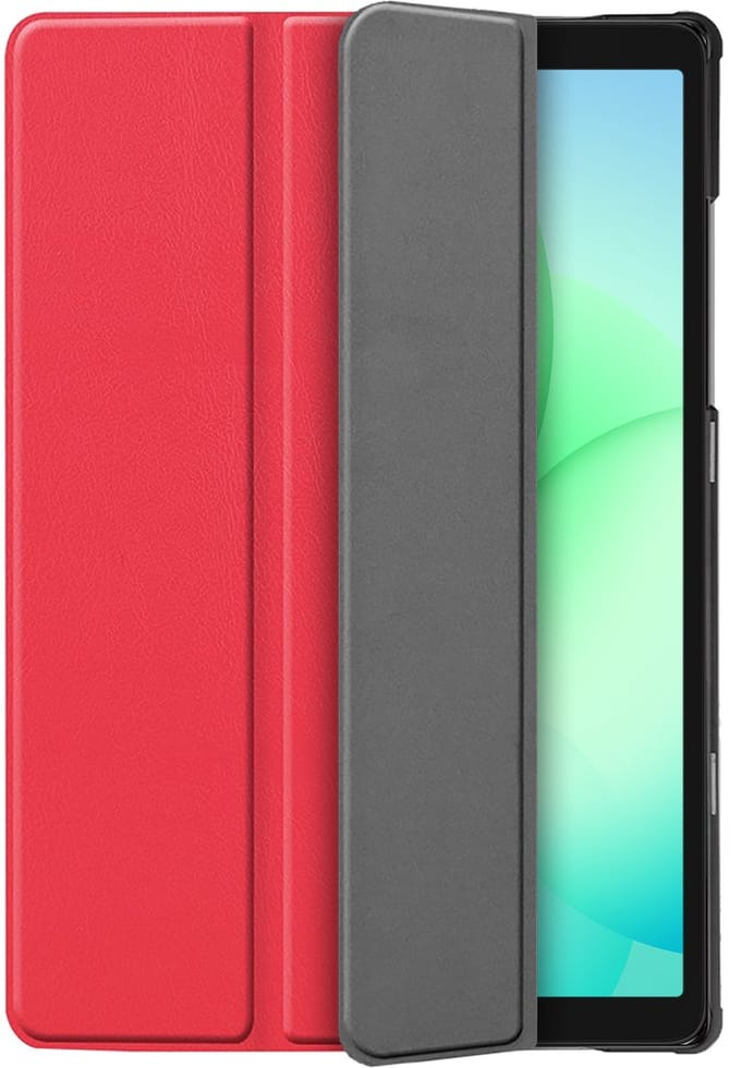Cazy tablet Hoes geschikt voor Samsung Galaxy Tab A11 Plus / A9 Plus - TriFold Bookcase - Rood