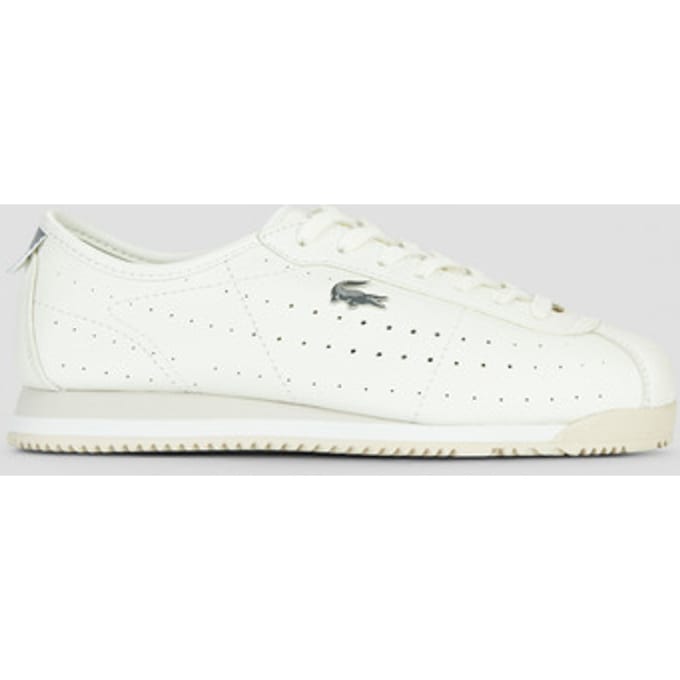 Lage Sneakers Lacoste CLUB LOW SILVER CREAM