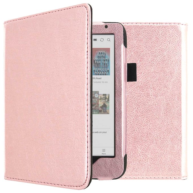 imoshion Vegan Leather Bookcase voor de Kobo Clara Colour / BW - Rosé Goud