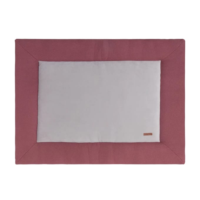 Baby's Only Gebreid boxkleed Classic - Parklegger - Speelkleed - Stone Red - 80x100 cm - Extra dik - Boxmatras - Tweezijdig te gebruiken