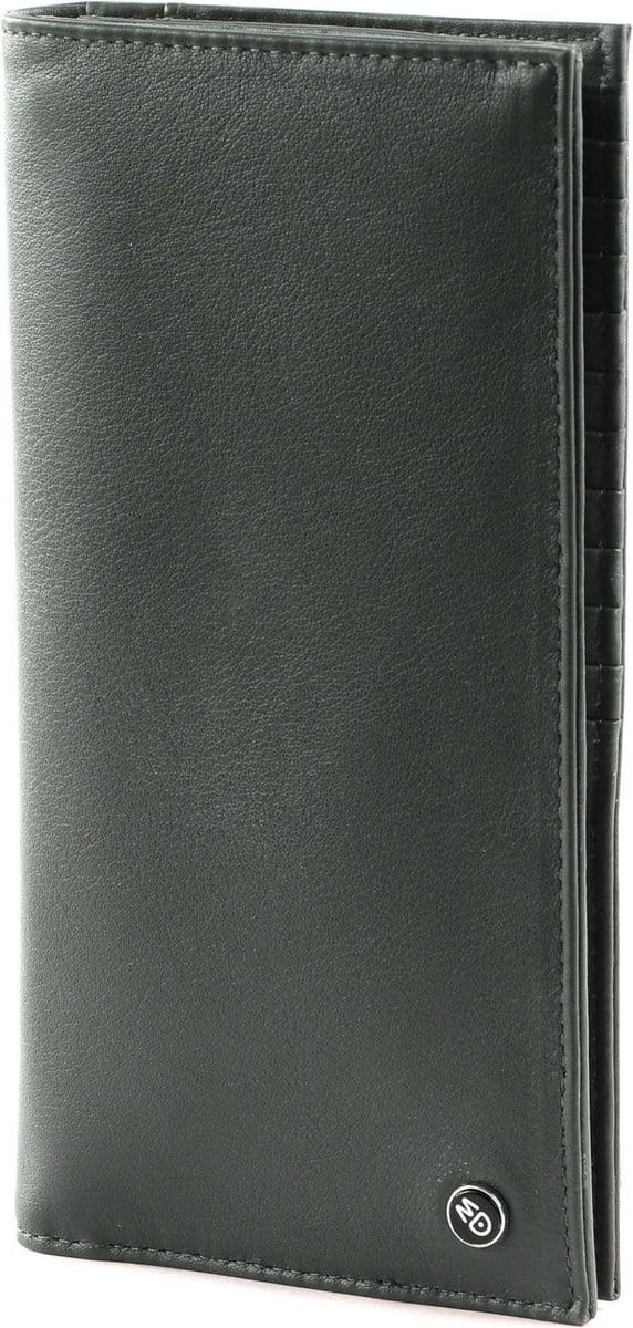 MANDARINA DUCK Leren Kaarthoes Downtown Bifold Wallet Iron Gate Donkergrijs