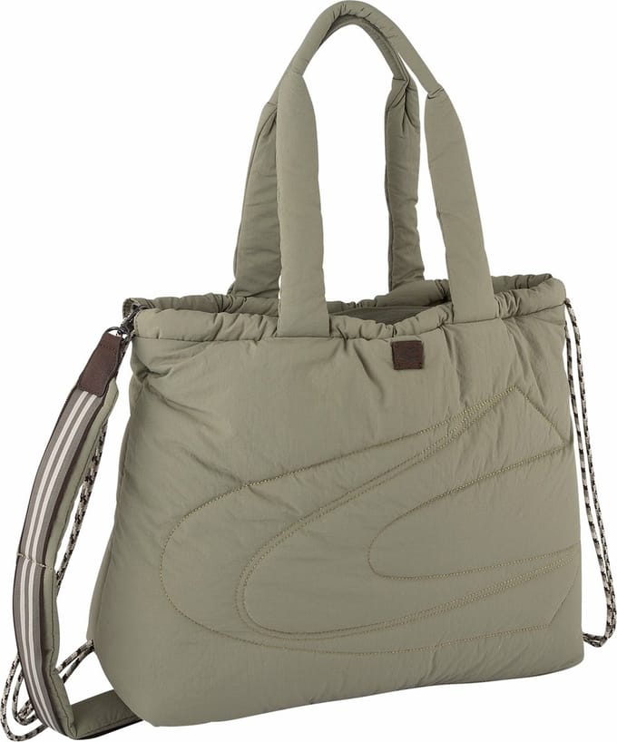 camel active Handtas in licht en gewatteerd nylon