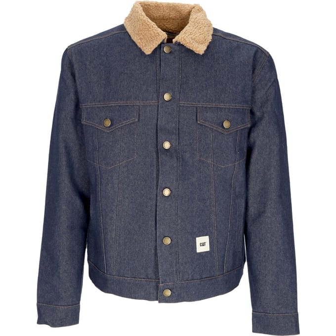 Jeans denim trackerjack voor heren, ongewassen, ongewassen