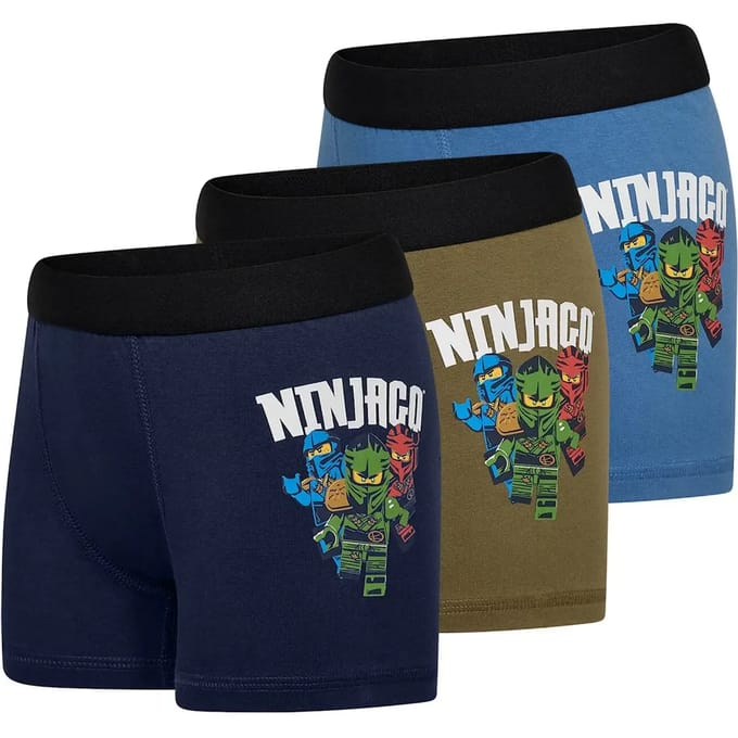 Kinderboxershorts Lego Wear Ninjago Lwaiko 101 (x3)