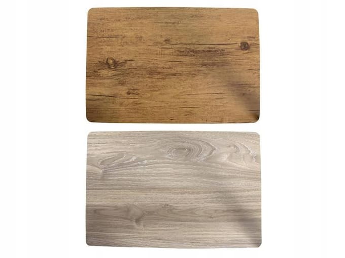 BESCHERMMAT VOOR TAFEL IMITATIEHOUT RECHTHOEKIG 32x45cm