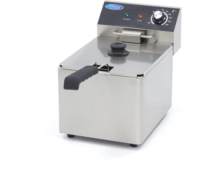 Frituurpan - 8 L - 1 Mand - tot 1,4 Kg Frites