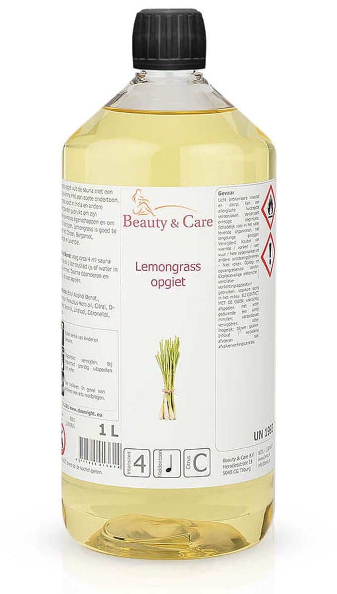Lemongrass opgiet - Beauty & Care - 1 L. new