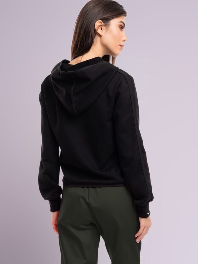 1'618 Couture Zip-Up Hoodie - Black