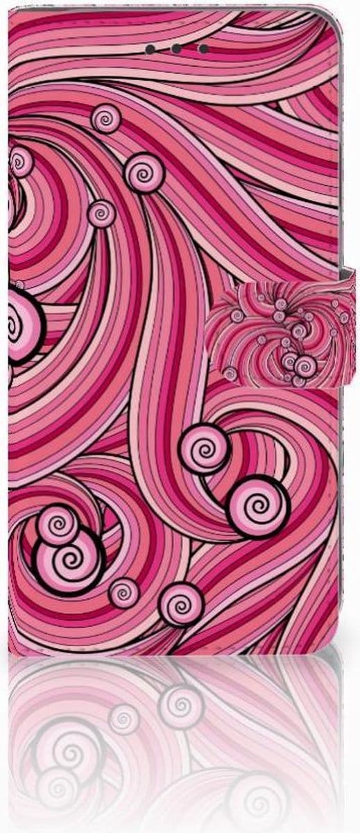 Apple iPhone Xs Max Hoesje Swirl Pink