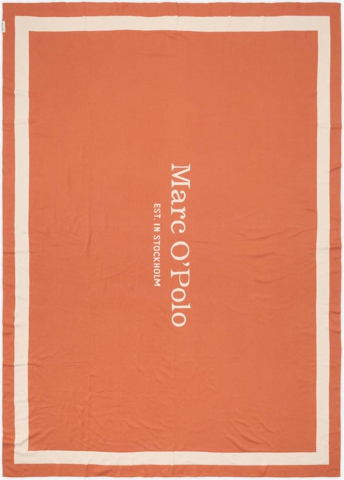Marc O'Polo Statement Plaid Dark coral - 150x200 cm