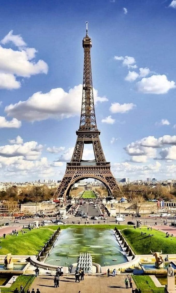 Fotobehang - Paris 150x250cm - Vliesbehang