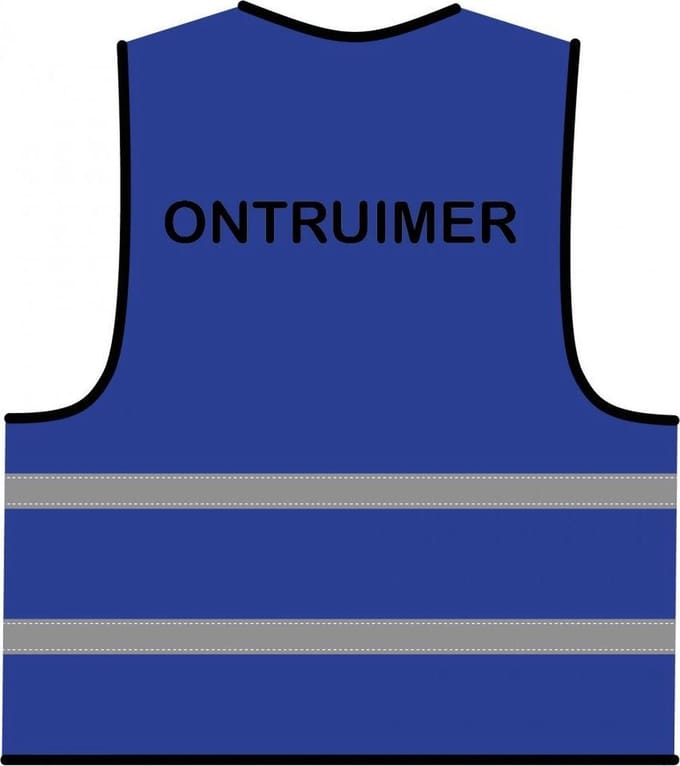 Ontruimer hesje blauw