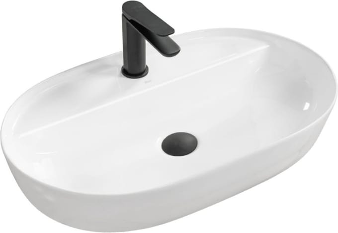Rea Aura 61 Opzetwastafel Wit 60,5x40,5 cm