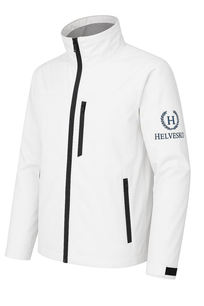 Henri Lloyd Breeze Jacket Heren – Wit (Waterdicht & Duurzaam) - L