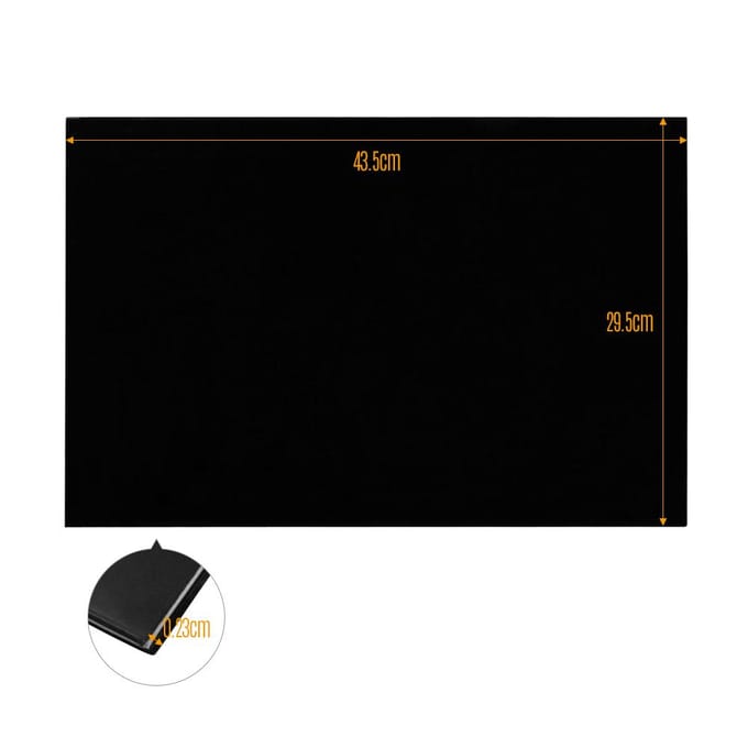 Panneau de Pickguard vierge pour guitare électrique de Construction à 3 plis, plaque à gratter en PVC noir