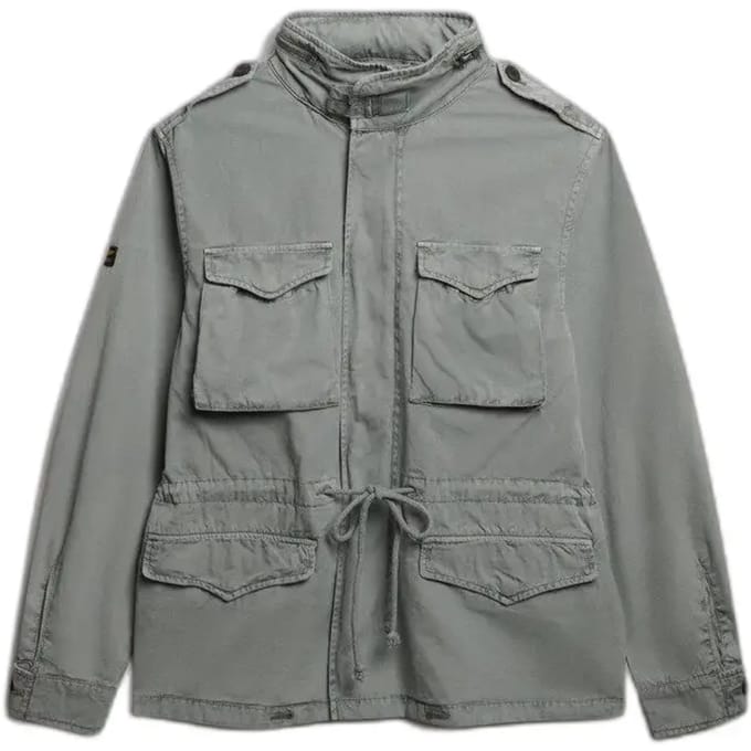 Superdry Cotton M65 Jas Groen M Man