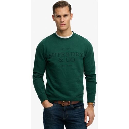 Superdry 1954 Company Relaxed Sweatshirt Green Grootte: XL