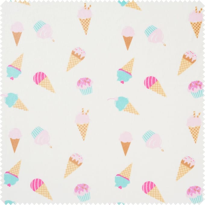 Polyester jersey chilly print "Ice Cream"