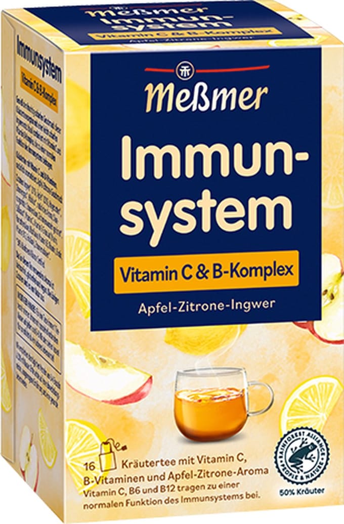 Messmer immuunsysteem Vitamine C&B 2gr - 5x 16 stuks