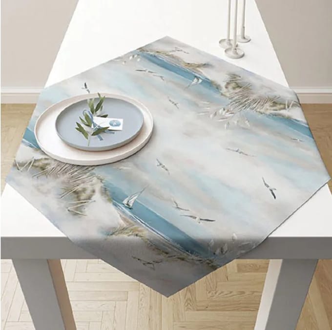 Tafelkleed Sailing at sea - Ambiente - 90x90cm