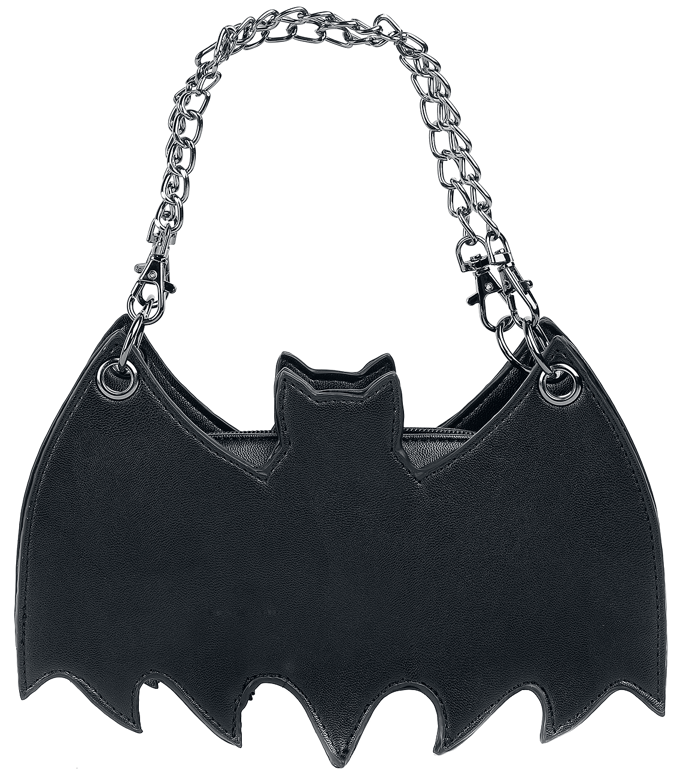 Banned - Gothic Handtas - Black Celebration - voor Vrouwen - zwart
