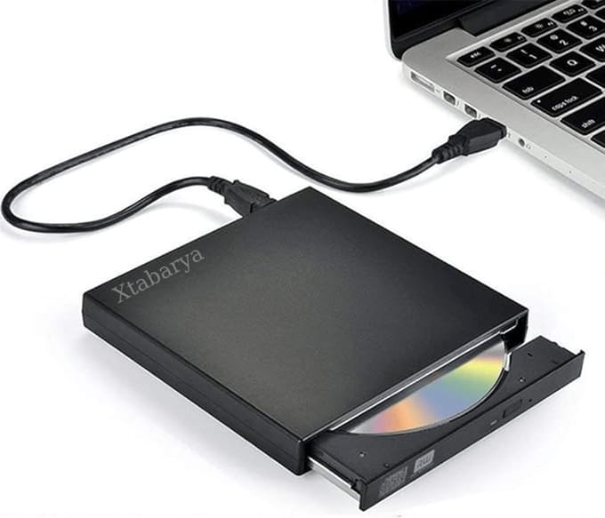 CD-ROM Speler Externe Dvd Usb 2.0 DVD-ROM Drivecd Rw Optische Drive Recorder Draagbare Voor Macbook Laptop Computer Pc Windows 7/8 zwart