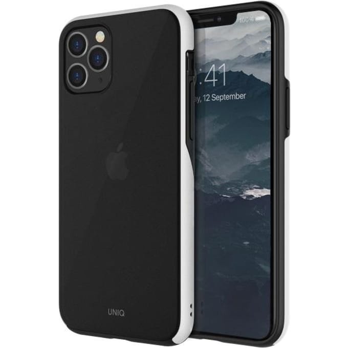 UNIQ Vesto Hue Serie - iPhone 11 Pro Max Hoes - Wit - Antislip - Luxe Design