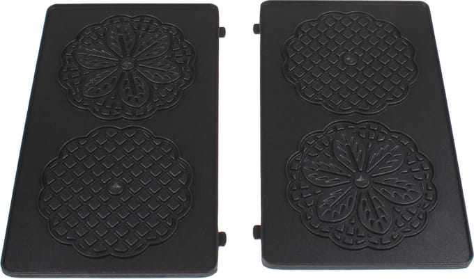 Tefal XA800712 Snack Collection - Bloemvormige wafelplaten