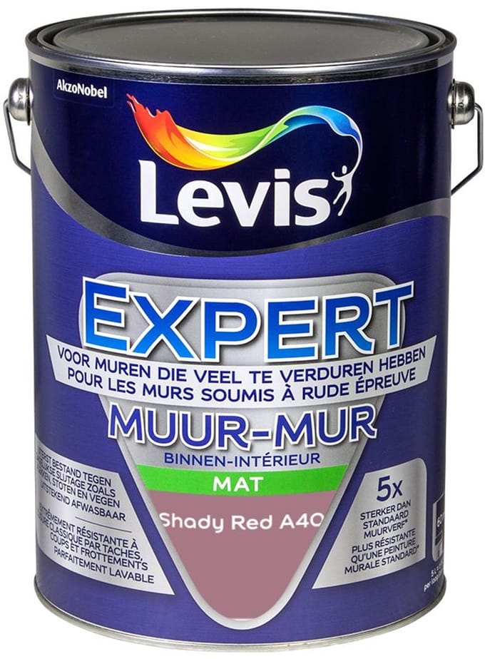 Levis - Expert Muur Binnen Mix - Shady Red A40 - Mengverf - 5 L