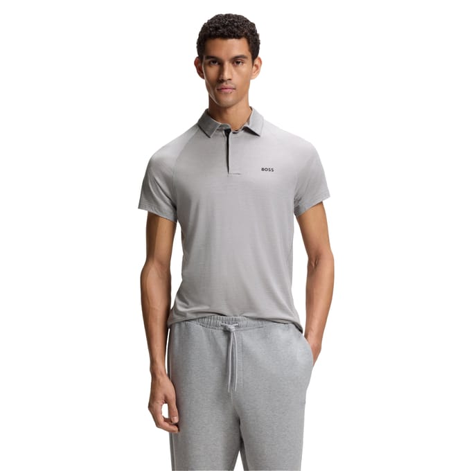 Boss Slim-fit poloshirt voor heren (Grijs)