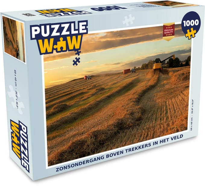 Puzzel Trekker - Zon - Wolken - Legpuzzel - Puzzel 1000 stukjes volwassenen