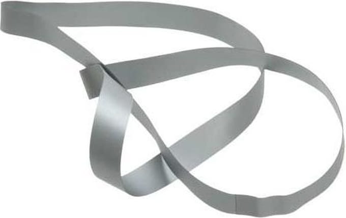 Versierelastiek Vinyl Stretch Zilver 30,5cm (50 stuks)