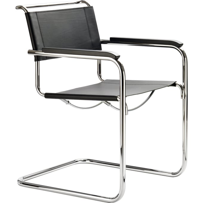 Thonet - S 34/ S 34 N - zwart - Kernleer
