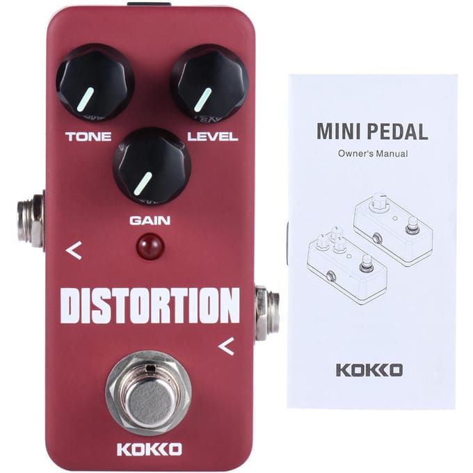 KOKKO FDS2 Mini Distortion Pedaal Draagbaar Gitaar Effectpedaal black